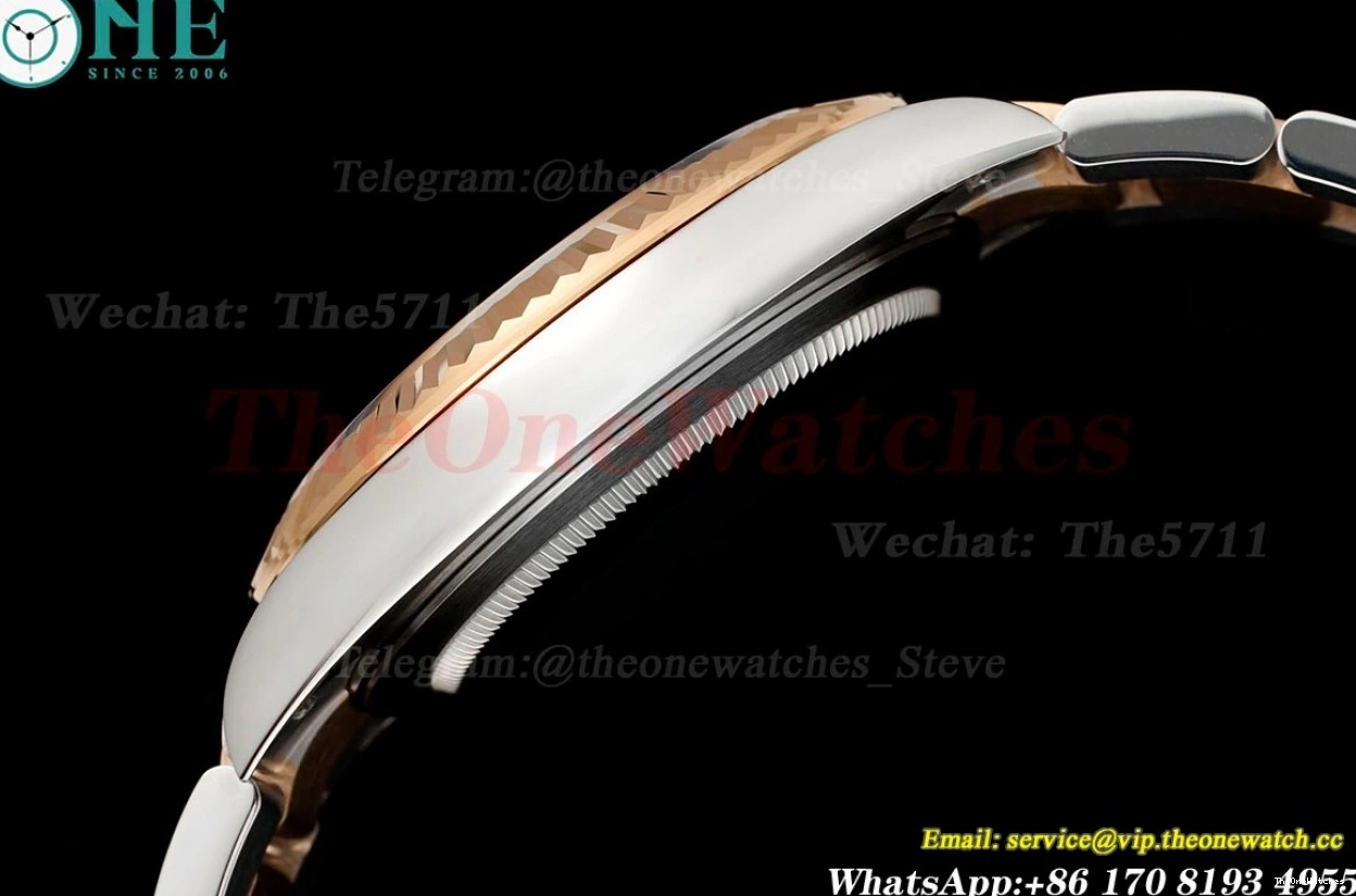 SS Oys Textured EWEF Datejust RG 41mm 126331 Silver A3235 Dia 1209